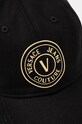 Bavlnená šiltovka Versace Jeans Couture čierna 77HAZK26.ZG205