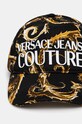 Accesorii Versace Jeans Couture șapcă de baseball din bumbac 77HAZK10.ZG294 negru