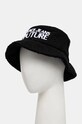 Капелюх з домішкою вовни Versace Jeans Couture 77HAZK07.ZSB12 чорний AW24