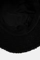 Klobúk s prímesou vlny Versace Jeans Couture 77HAZK07.ZSB12 čierna
