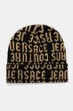 Versace Jeans Couture berretto a maglia pesante nero 77HAZK54.ZG293