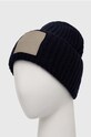Max Mara Leisure czapka wełniana 2426576018600 granatowy AW24