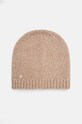 Joop! czapka z domieszką wełny z domieszką wełny beżowy 30044282