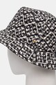 Бавовняний капелюх Tory Burch Prismatic T Monogram 162760.001 бежевий AW24