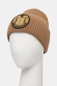 Шапка з домішкою вовни Elisabetta Franchi CL03T47E2 бежевий AW24