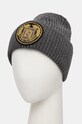 Elisabetta Franchi czapka z domieszką wełny CL03T47E2 szary AW24