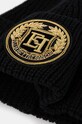 Elisabetta Franchi czapka z domieszką wełny CL03T47E2 czarny AW24