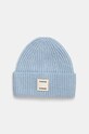 Samsoe Samsoe berretto in lana SAMSOE applique blu F24300118