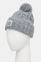 Шапка з домішкою вовни Levi's 000JM.0000 сірий AW24