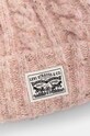 Шапка з домішкою вовни Levi's 000JM.0001 рожевий AW24