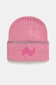 Missoni czapka drobny wzór różowy CP00WOD9829