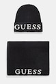 Guess sciarpa e capello applique nero GFBOXW.P4402