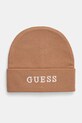 Шапка Guess аплікація коричневий AW5189.POL01