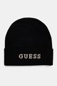 Шапка Guess аплікація чорний AW5189.POL01