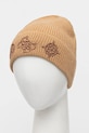 Čepice z vlněné směsi Guess AW5177.POL01 béžová AW24