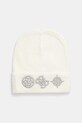 Шапка с примесью шерсти Guess аппликация бежевый AW5177.POL01
