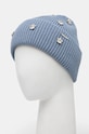 Akcesoria Guess czapka z domieszką wełny AW5198.POL01 niebieski