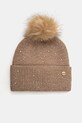Шапка Guess средно дебел кафяв AW5213.POL01