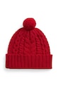 Вълнена шапка Polo Ralph Lauren 455961991 червен NC24
