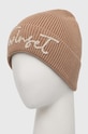 Čepice z vlněné směsi Twinset 242TA4152 hnědá AW24