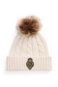 Lauren Ralph Lauren caciula din amestec de lana uni bej 454960081