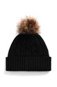 Σκουφί από μείγμα μαλλιού Lauren Ralph Lauren 454960081 μαύρο AW24