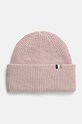 BOSS czapka z domieszką wełny z domieszką wełny różowy 50497808