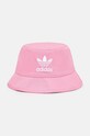Bavlněný klobouk adidas Originals Adicolor bavlna růžová HM1678
