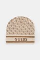 Čiapka Guess SEVYN s prímesou vlny béžová W4BZ21.Z3JD2