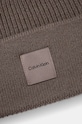 Akcesoria Calvin Klein czapka wełniana K60K612584 szary