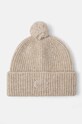 Вовняна шапка Calvin Klein вовна бежевий K60K612586