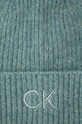 Doplňky Vlněná čepice Calvin Klein K60K612586 tyrkysová