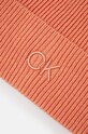 Calvin Klein czapka z domieszką wełny K60K612590 pomarańczowy AW24