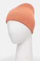 Akcesoria Calvin Klein czapka z domieszką wełny K60K612590 pomarańczowy