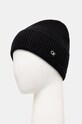 Vlněná čepice Calvin Klein K60K612592 černá AW24