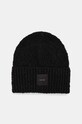 Шапка з домішкою вовни Calvin Klein з додаванням вовни чорний K60K612593