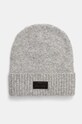 Calvin Klein czapka wełniana wełna szary K60K612594