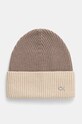 Calvin Klein caciula de lana cu modele maro K60K612598