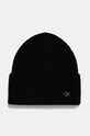 Calvin Klein czapka i szalik wełniany K60K612621 czarny AW24