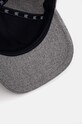 Tommy Hilfiger czapka z daszkiem z domieszką wełny szary AW0AW16620