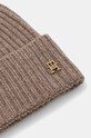 Kapa od kašmira Tommy Hilfiger AW0AW16623 smeđa AW24