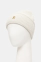 Tommy Hilfiger czapka z domieszką wełny AW0AW16628 beżowy AW24