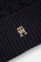 Dodaci Vunena kapa Tommy Hilfiger AW0AW16629 mornarsko plava