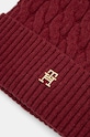 Dodaci Vunena kapa Tommy Hilfiger AW0AW16629 bordo