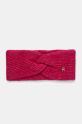 Tommy Hilfiger cerchietto con aggiunta di lana misto lana rosa AW0AW16635