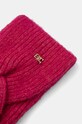 Čelenka s příměsí vlny Tommy Hilfiger AW0AW16635 růžová AW24