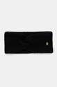 Traka s primjesom vune Tommy Hilfiger s dodatkom vune crna AW0AW16635
