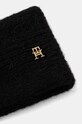 Traka s primjesom vune Tommy Hilfiger AW0AW16635 crna AW24