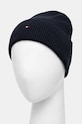 Čepice a rukavice s příměsí kašmíru Tommy Hilfiger námořnická modř AW0AW17094
