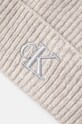Doplňky Čepice z vlněné směsi Calvin Klein Jeans K60K612321 šedá